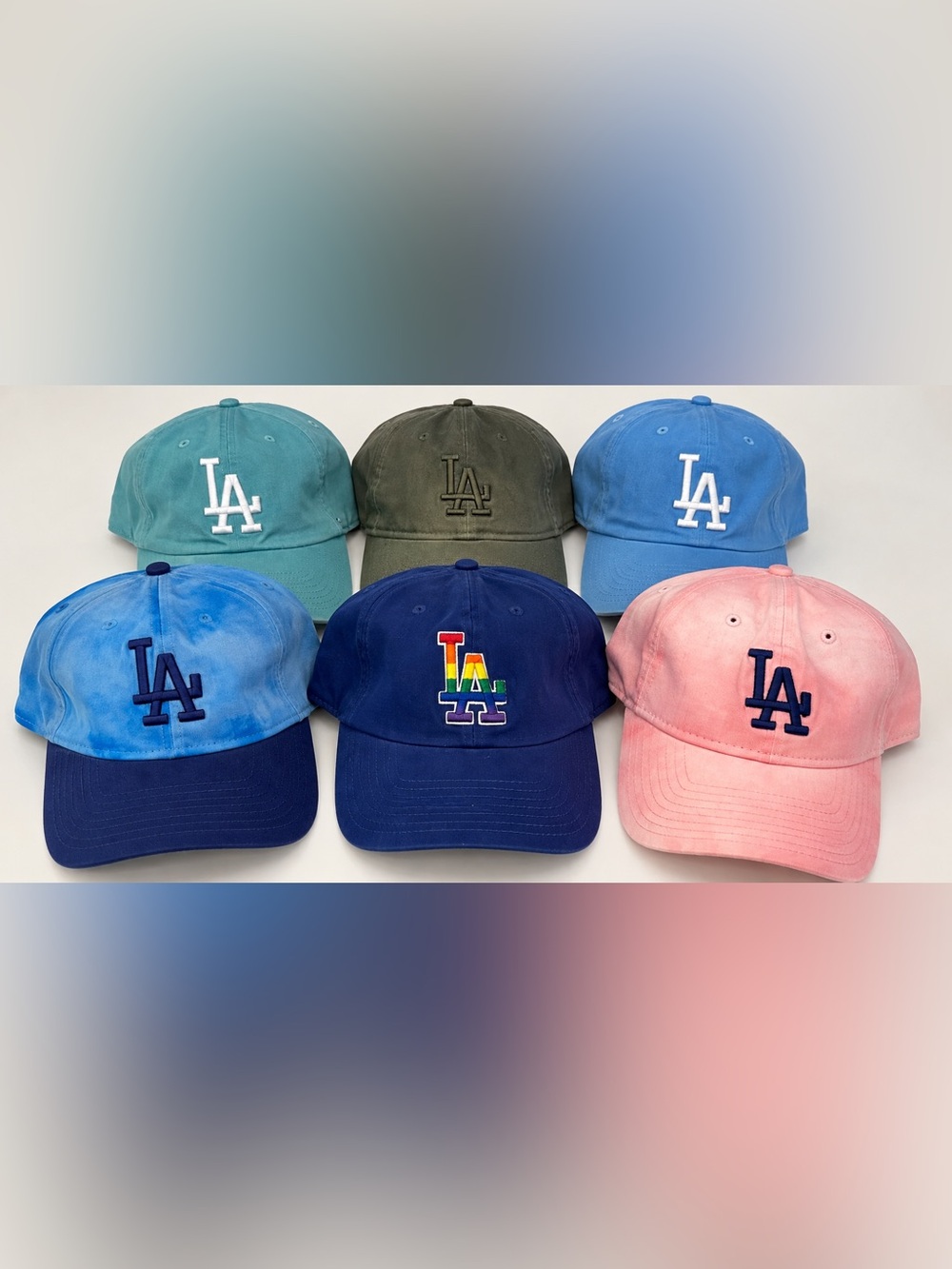 LA Dodgers Hat Bundle 6 Caps | Exclusive Pride Military Mother’s Father’s Day